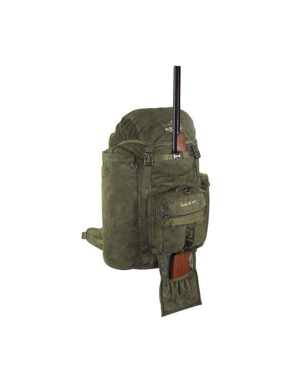 Mochila de caza con bolsillo para rifle Suede 45 litros PF Nature by Marsupio