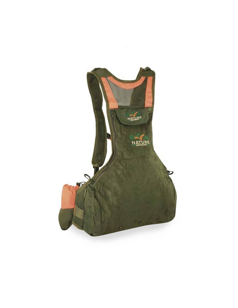 Chaleco mochila de caza Suede Land 15 litros Nature by Marsupio