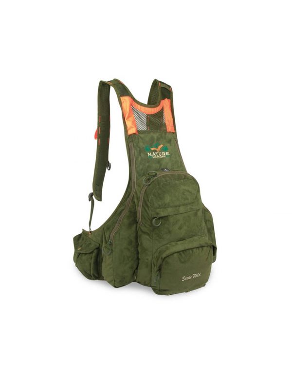 Chaleco mochila de caza Nature by Marsupio Suede Wild 24 litros