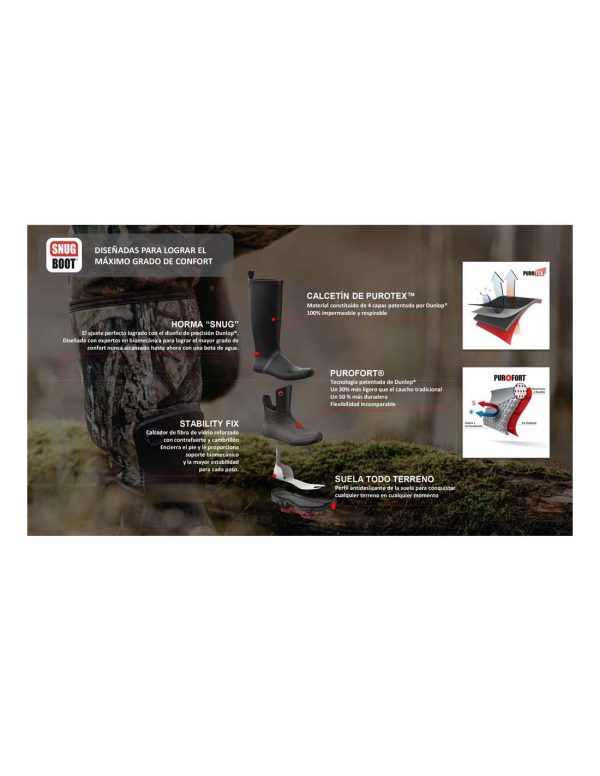 Botas de agua caña media Snugboot Trailblazer Dunlop