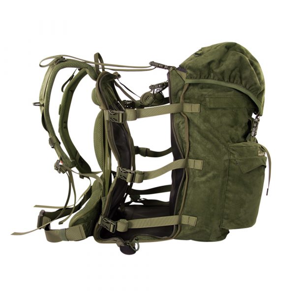 Mochila de caza con bolsillo para rifle Suede 65 litros PF Pro Nature by Marsupio