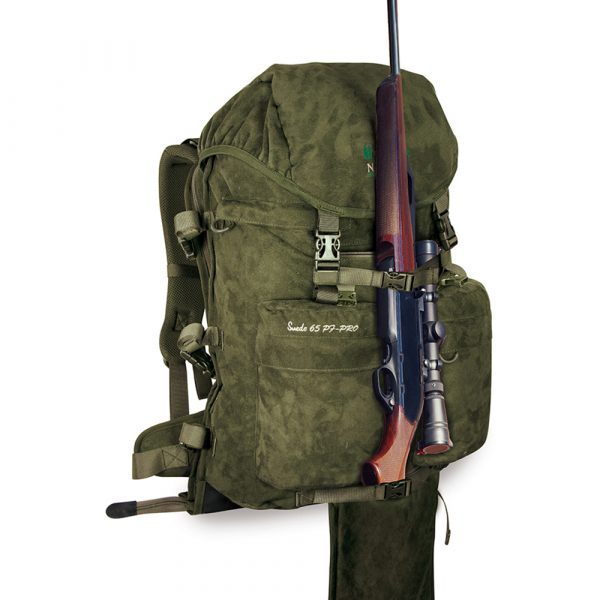 Mochila de caza con bolsillo para rifle Suede 65 litros PF Pro Nature by Marsupio