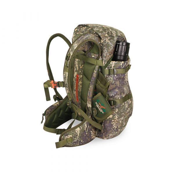 Mochila de caza con sistema hook de apertura Suede Camo 25 litros PF Pro Nature by Marsupio