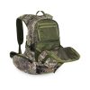 Mochila-Nature-by-Marsupio-SUEDE-CAMO-38-imagen-frontal-con-bolsillo-secundario-abierto Mochila de caza con bolsillo para rifle Suede Camo 38 litros PF Pro Nature by Marsupio