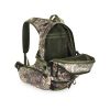 Mochila-Nature-by-Marsupio-SUEDE-CAMO-38-imagen-frontal-con-compartimento-principal-abierto Mochila de caza con bolsillo para rifle Suede Camo 38 litros PF Pro Nature by Marsupio