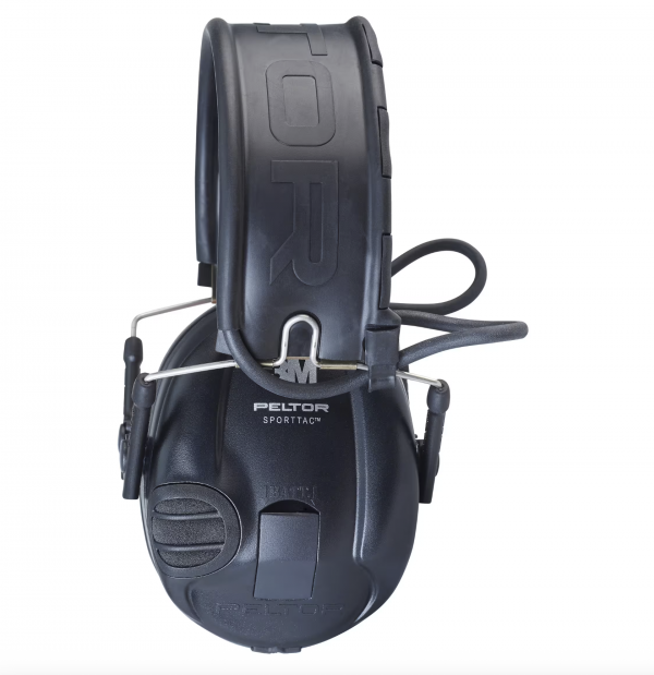 Casco Electrónico Caza-Tiro Deportivo 3M™ PELTOR™ SportTac 26Db Rojo/Negro