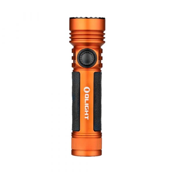 Lintera-Seeker-4-Pro-naranja-con-LED-blanco-frio-imagen-vertical Linterna LED de mano Olight Seeker 4 Pro 4.600 lúmenes