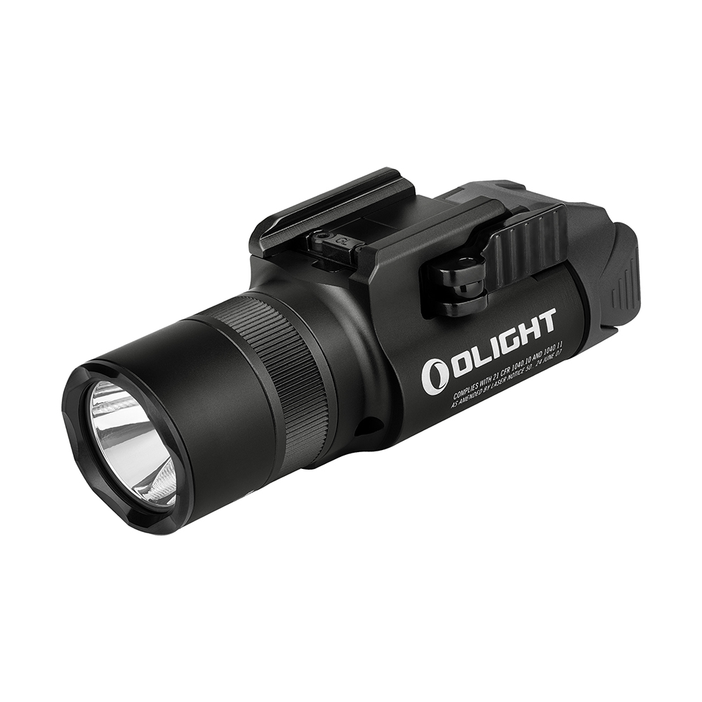 Linterna LED para arma corta con puntero verde Olight Baldr Pro R 1.350 lúmenes