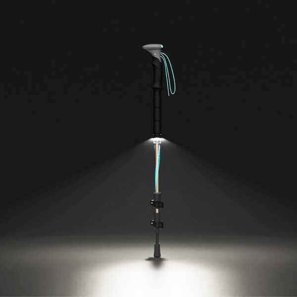 Bastones de senderismo extensibles con luz integrada Beamwalk T3 Trekking Olife