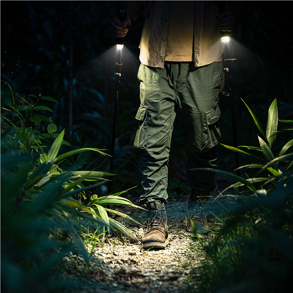 Glowalk-F3T2-Imagen-de-producto-10 Bastones de senderismo extensibles con luz integrada Glowalk F3T2 Trekking Olife