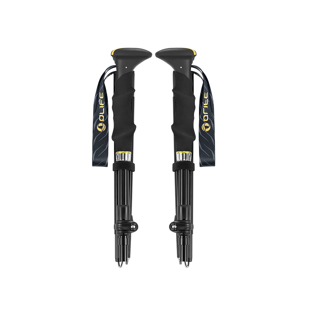Bastones de senderismo extensibles con luz integrada Glowalk F3T2 Trekking Olife