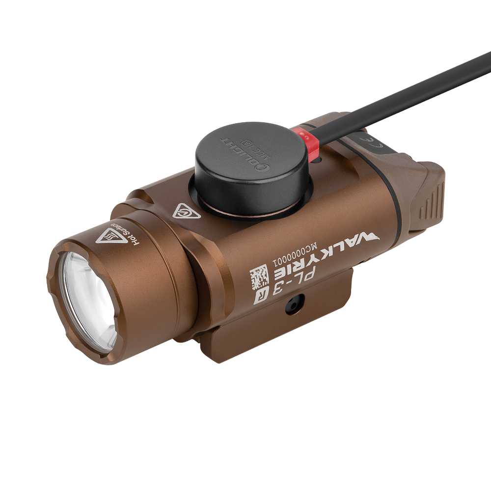 Linterna-para-arma-corta-Valkyrie-PL-3R-de-Olight-color-desierto-imagen-del-cargador-magnetico Linterna LED para arma corta Olight Valkyrie PL-3R 1.500 lúmenes