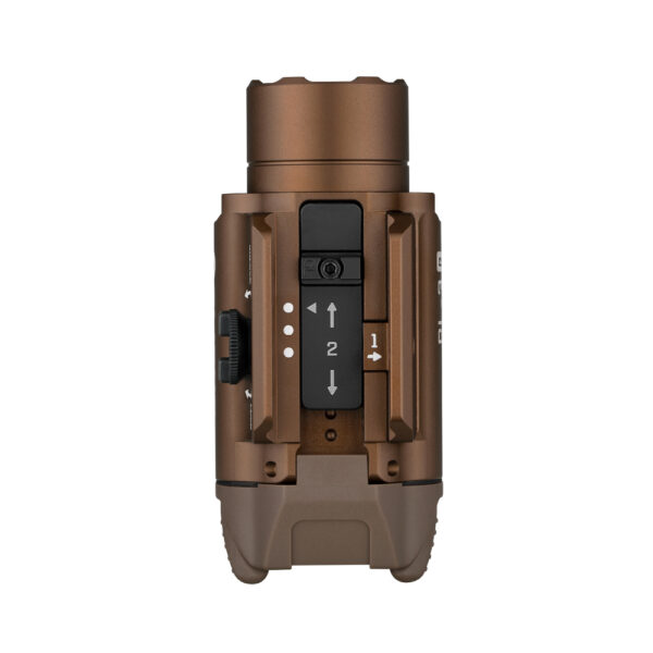 Linterna-para-arma-corta-Valkyrie-PL-3R-de-Olight-color-desierto-imagen-del-riel Linterna LED para arma corta Olight Valkyrie PL-3R 1.500 lúmenes