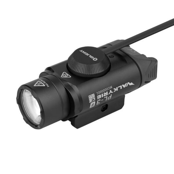 Linterna-para-arma-corta-Valkyrie-PL-3R-de-Olight-color-negro-imagen-del-pulsador-remoto-magnetico Linterna LED para arma corta Olight Valkyrie PL-3R 1.500 lúmenes
