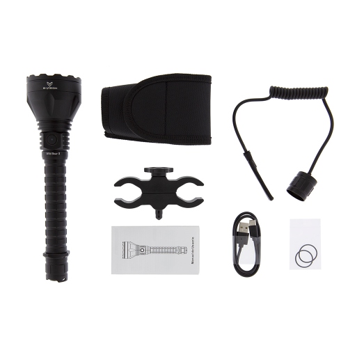 square-image (28) Linterna LED WILD BOAR II 1.350 lum con kit de caza B-Vision