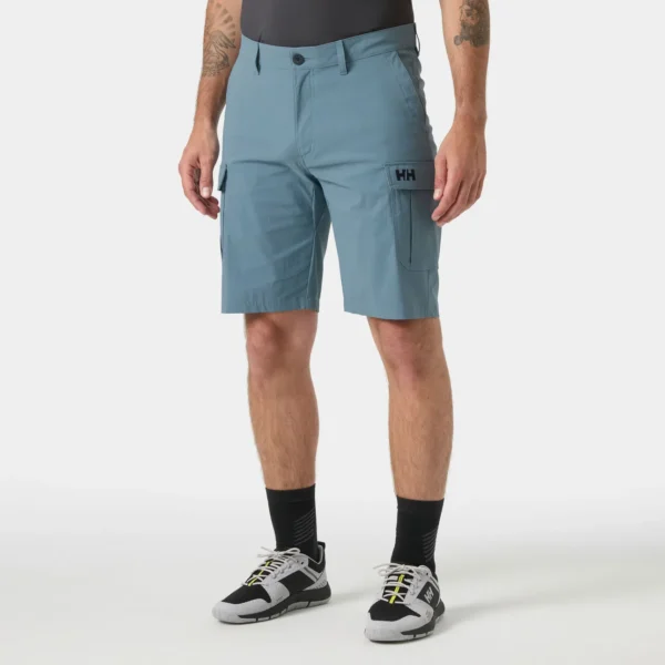 34537_601-1-onbody1 Men's HH Quick-Dry Cargo Shorts 11" Helly Hansen