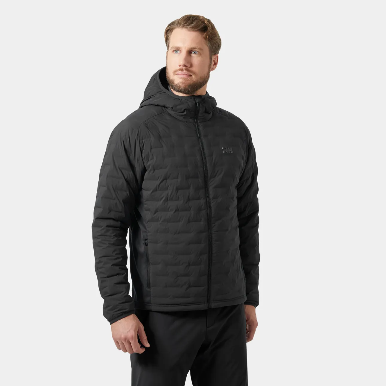 34587_980-1-onbody1 HP Hybrid Stretch Hooded Insulator Hombre Helly Hansen