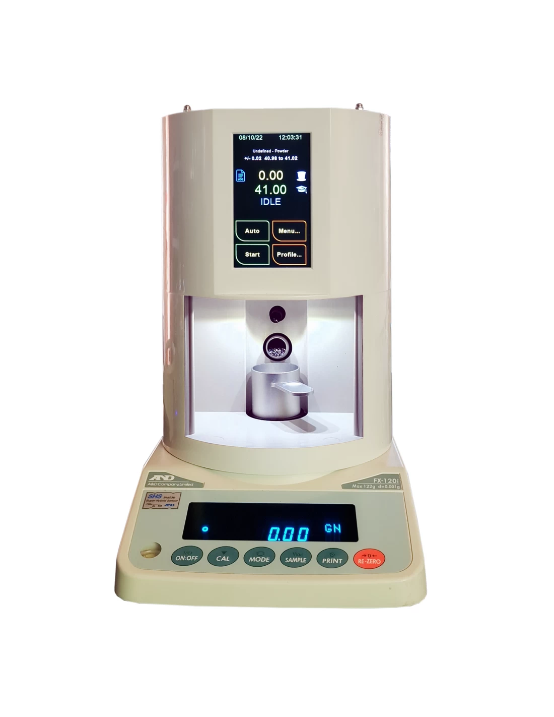 Dosificador SuperTrickler ST101 GEN3 + Escala A&D FX-120i Dosificador SuperTrickler ST101 GEN3 + Escala A&D FX-120i