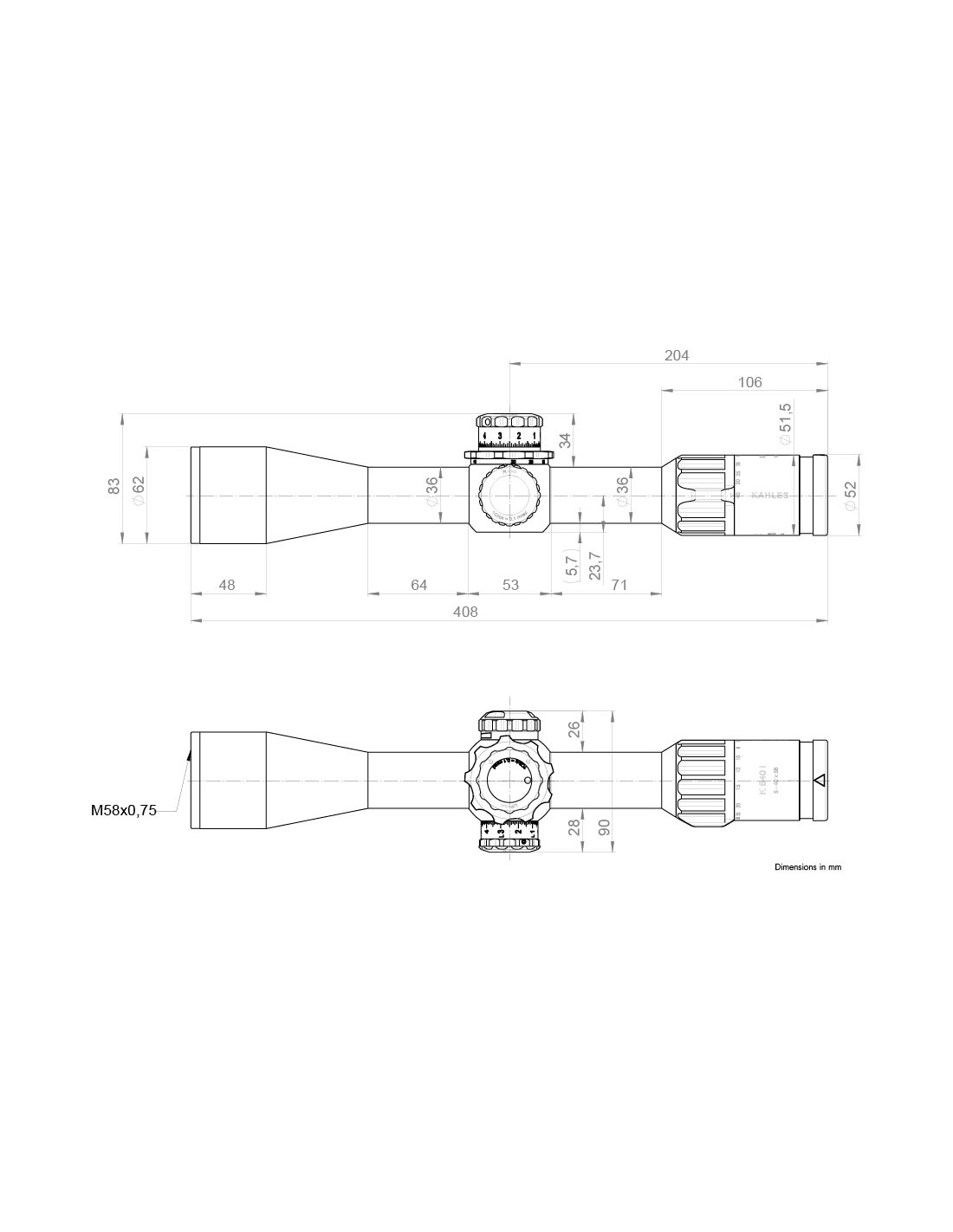 visor-kahles-k540i-refined-5-40x56-ccw-skmr-w-right (5) Visor KAHLES K540i REFINED - 5-40x56 CCW SKMR+ w-Right