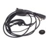 Screenshot Auricular de 2 Pines con Micrófono PTT y Gancho para la Oreja - Cable de 1m - Compatible con Baofeng UV5R, Kenwood, HYT y más