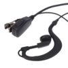 Screenshot Auricular de 2 Pines con Micrófono PTT y Gancho para la Oreja - Cable de 1m - Compatible con Baofeng UV5R, Kenwood, HYT y más